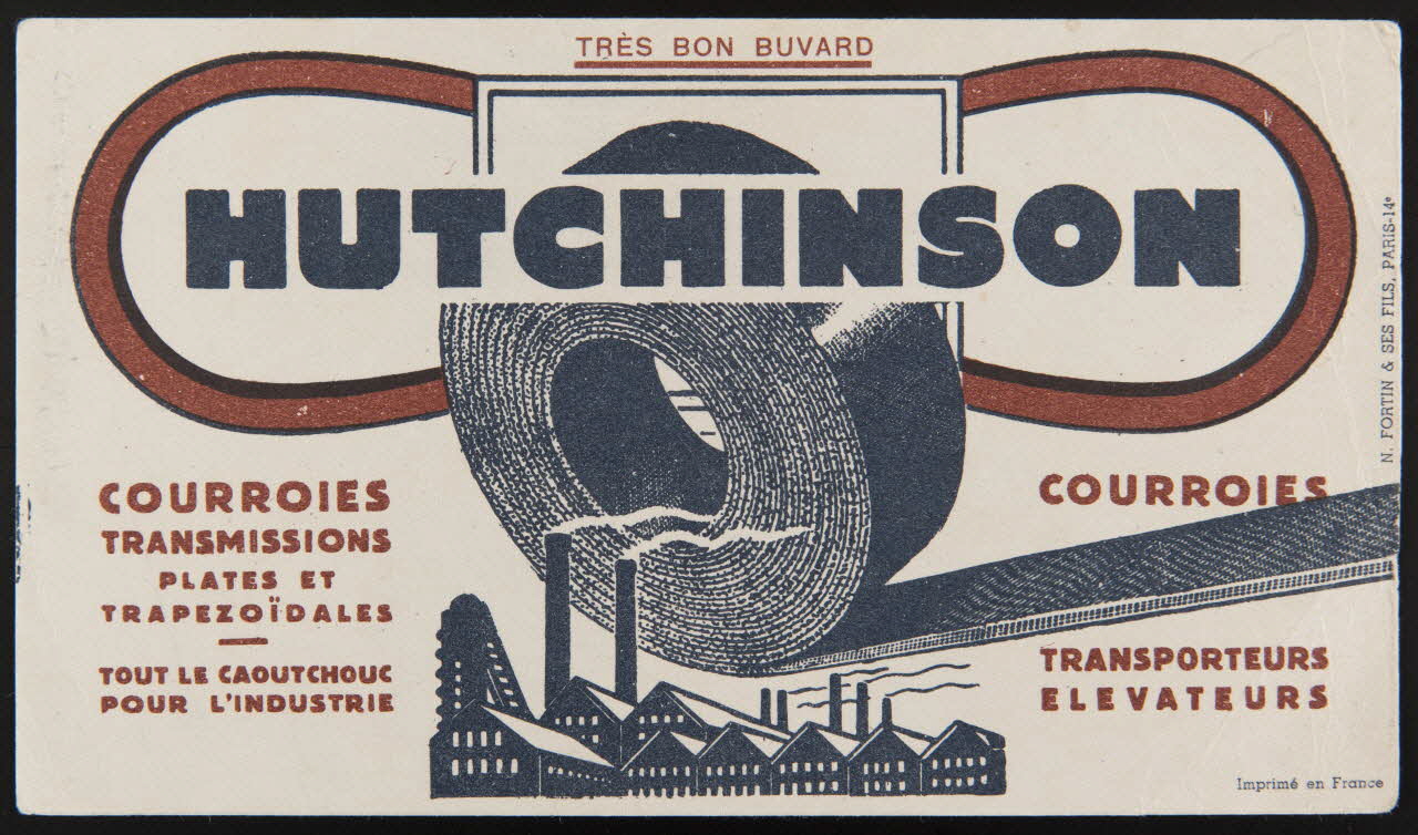 buvard publicitaire HUTCHINSON 1994.34.864  Photo