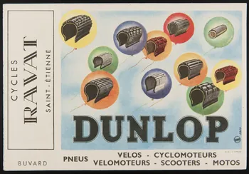 buvard publicitaire DUNLOP 1994.34.869 Photo