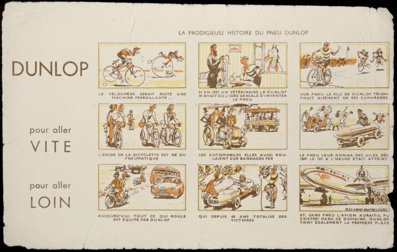 buvard publicitaire DUNLOP 1994.34.870 Photo
