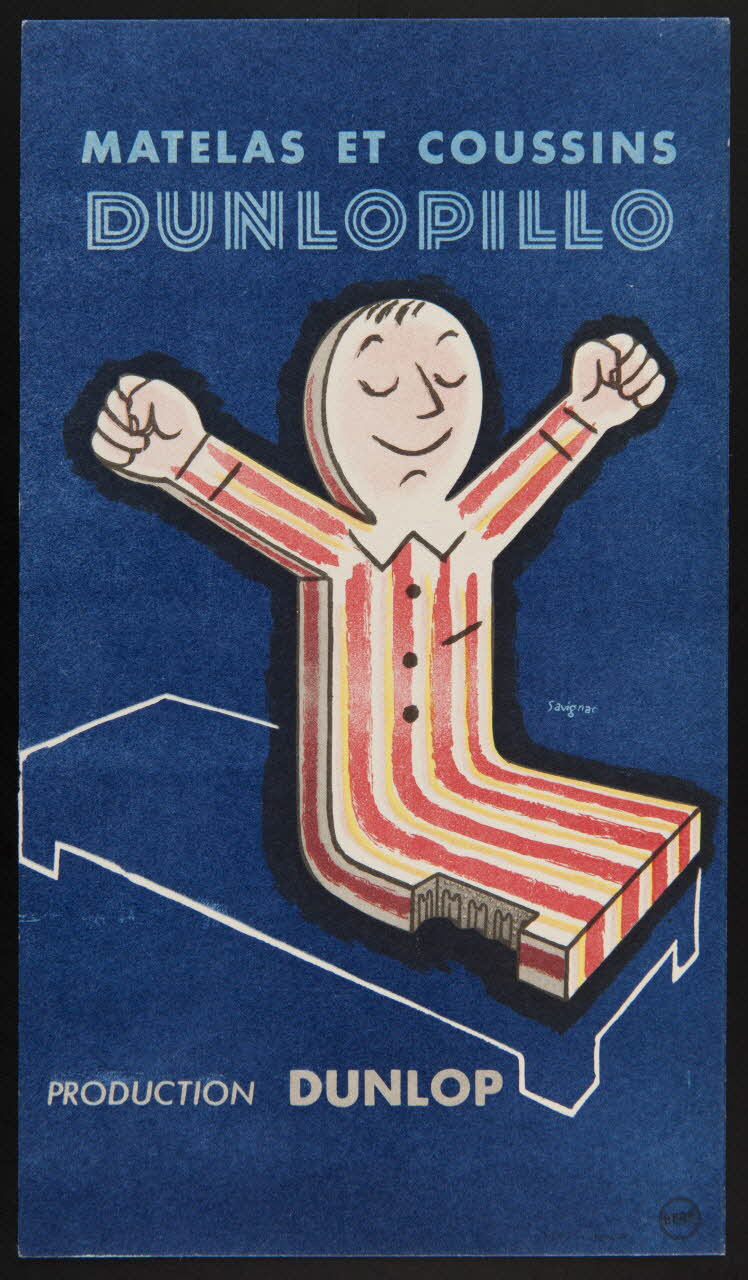 buvard publicitaire MATELAS ET COUSSINS  DUNLOPILLO 1994.34.872 Photo