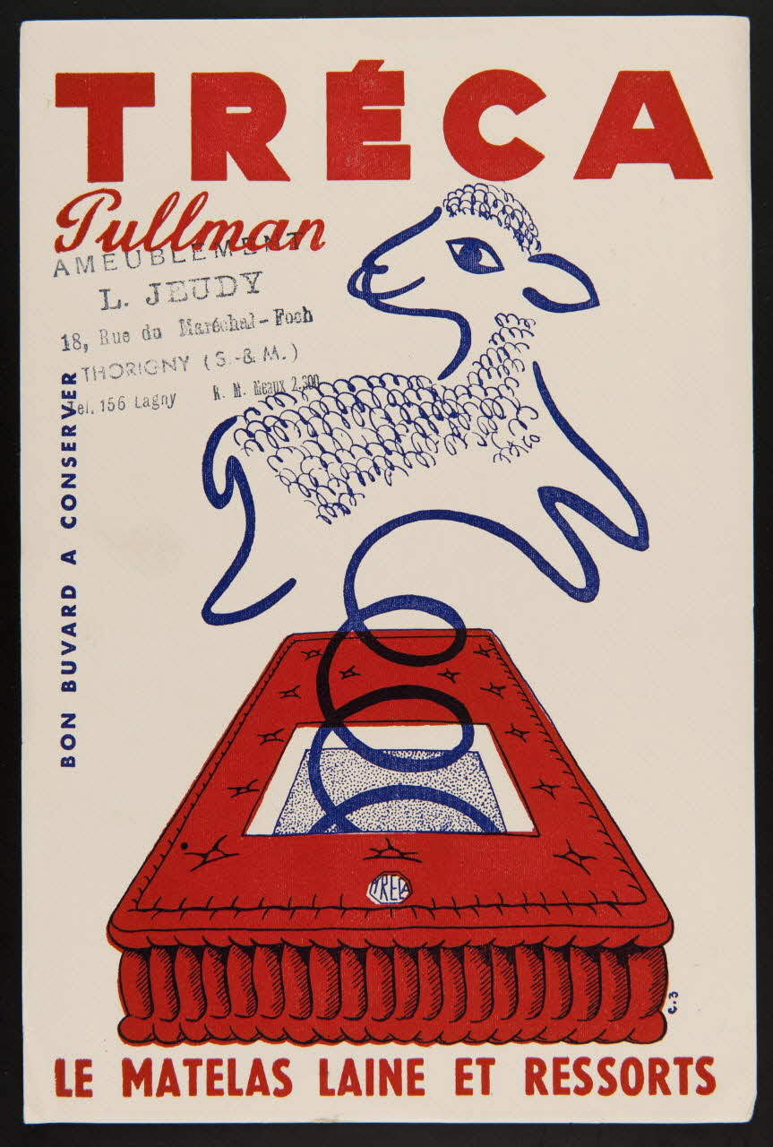 buvard publicitaire TRECA  Pullman 1994.34.879 Photo