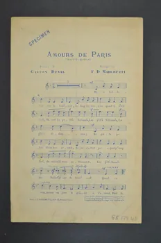 chanson petit format 1965.172.45  Photo Mucem