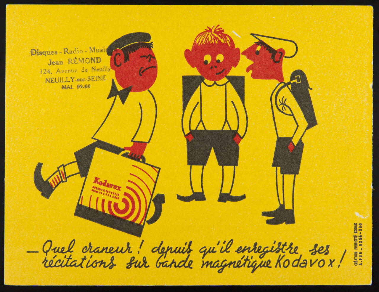 buvard publicitaire Kodavox ! 1994.34.895 Photo