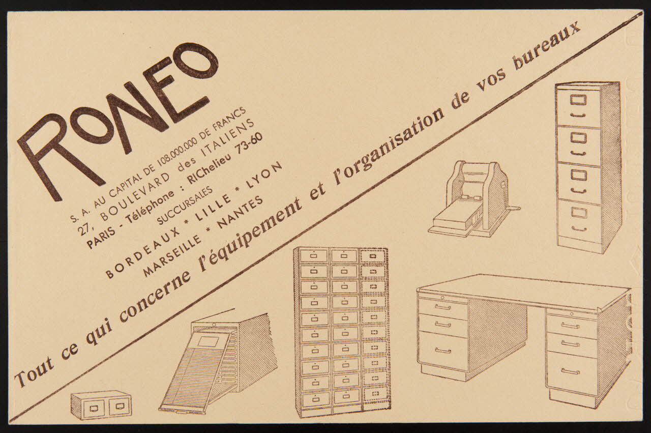 buvard publicitaire RONEO 1994.34.907 Photo