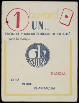 buvard publicitaire 1  buvard  UN...  SAUBA 1994.34.917  Photo