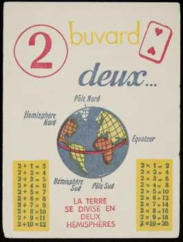 buvard publicitaire 2  buvard  deux... 1994.34.918 Photo