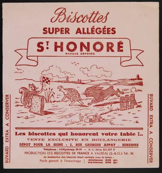 buvard publicitaire ST HONORE 1994.34.93 Photo