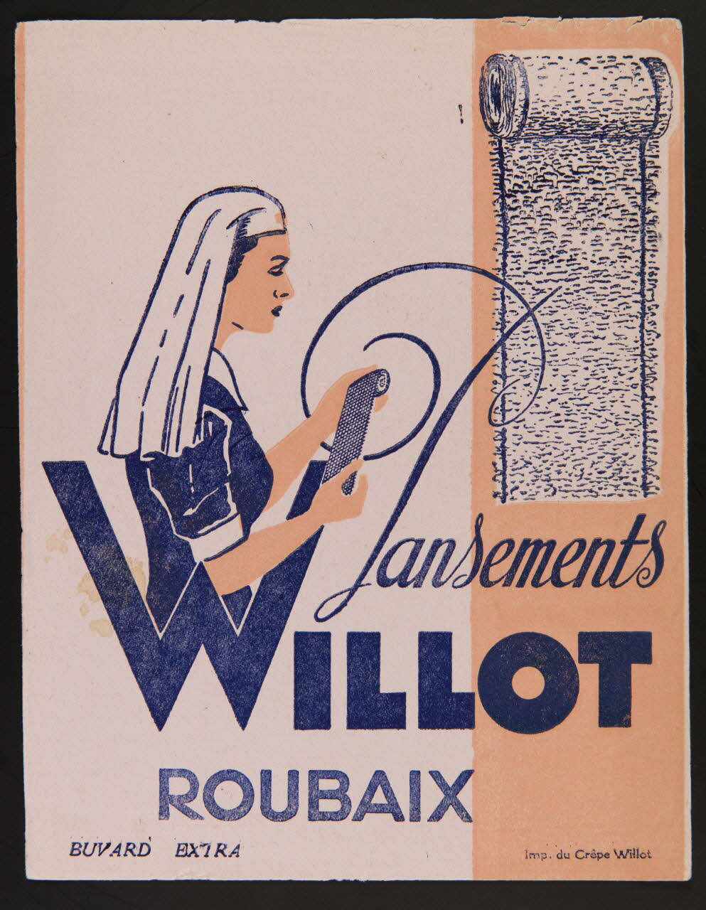 buvard publicitaire Pansements  WILLOT 1994.34.932 Photo