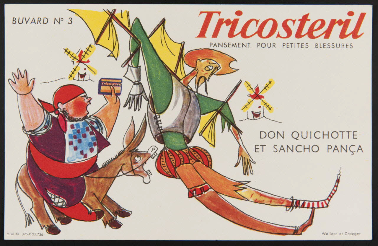 buvard publicitaire Tricostéril  PANSEMENT POUR PETITES BLESSURES 1994.34.935 Photo