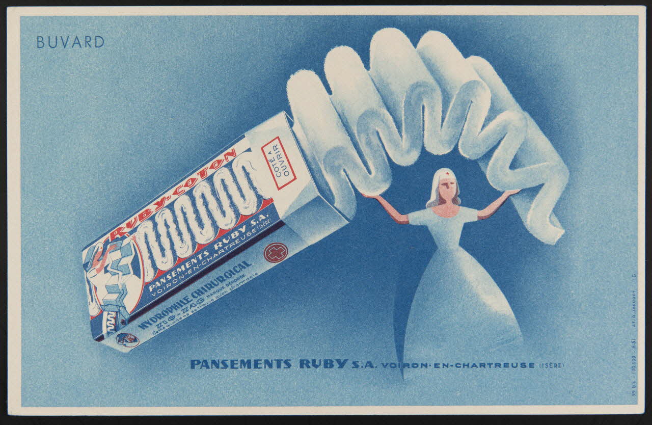 buvard publicitaire PANSEMENTS RUBY 1994.34.939 Photo