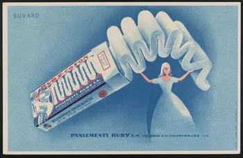 buvard publicitaire PANSEMENTS RUBY 1994.34.939 Photo