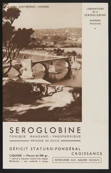 buvard publicitaire SEROGLOBINE 1994.34.942  Photo