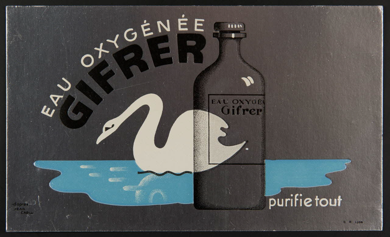 buvard publicitaire EAU OXYGENEE  GIFRER 1994.34.943 Photo