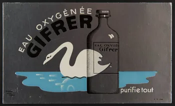 buvard publicitaire EAU OXYGENEE  GIFRER 1994.34.943  Photo