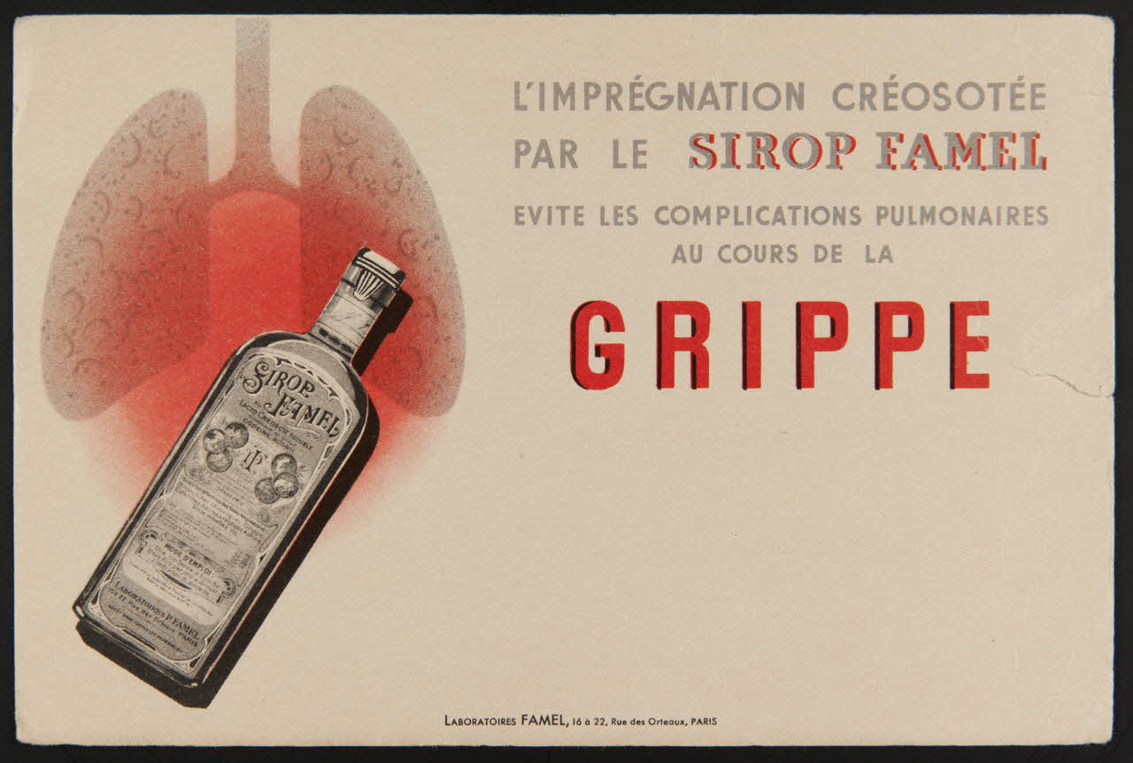 buvard publicitaire L'IMPREGNATION CREOSOTEE  PAR LE SIROP FAMEL 1994.34.950 Photo
