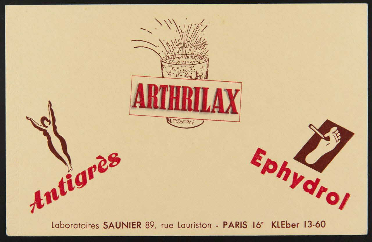 buvard publicitaire ARTHRILAX 1994.34.971 Photo