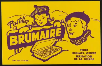 buvard publicitaire Pastilles  BRUMAIRE 1994.34.972 Photo