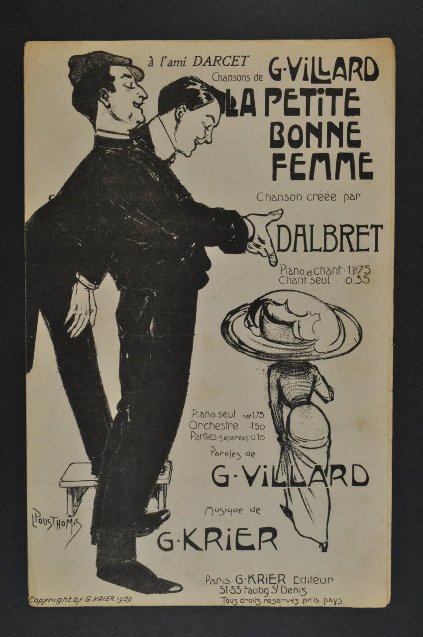 chanson petit format 1965.172.51 Photo Mucem