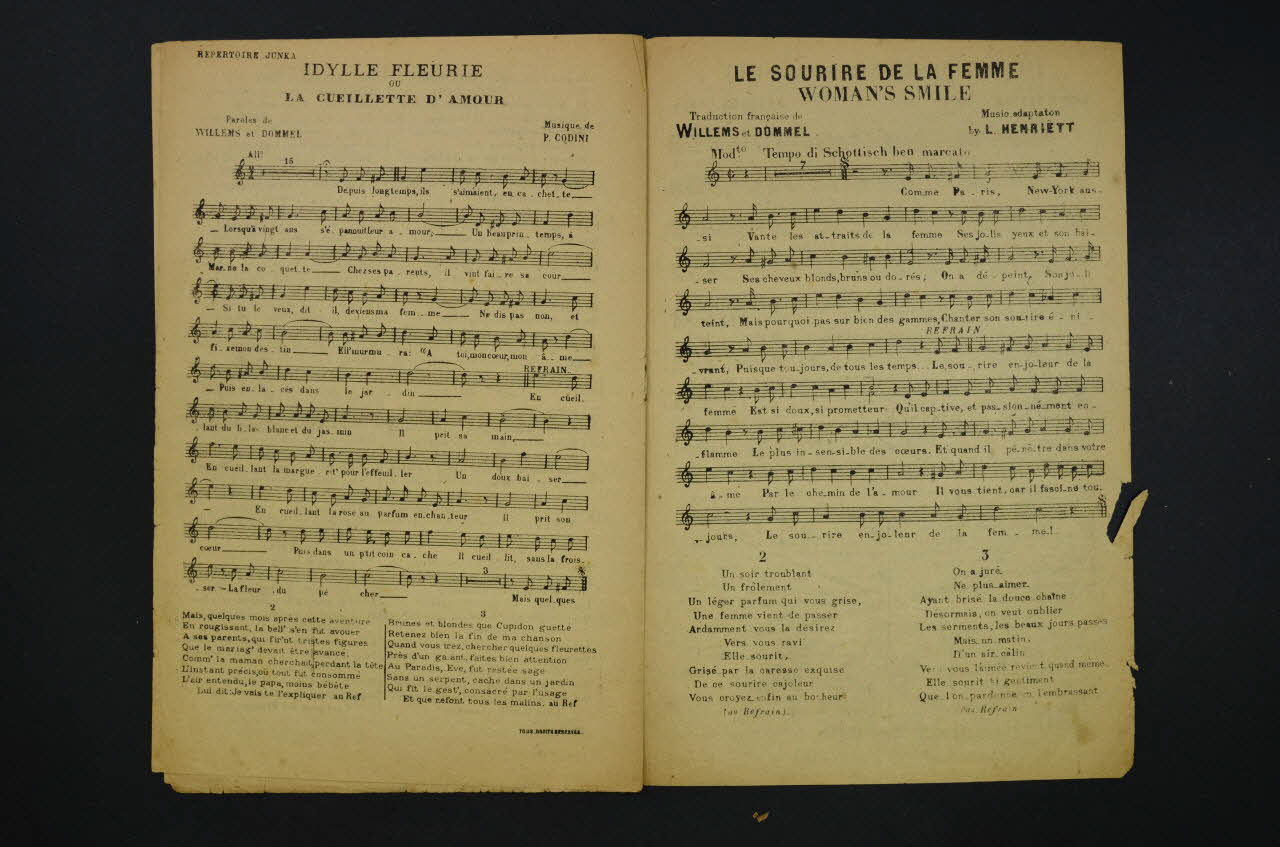 chanson petit format 1966.189.16 Photo Mucem