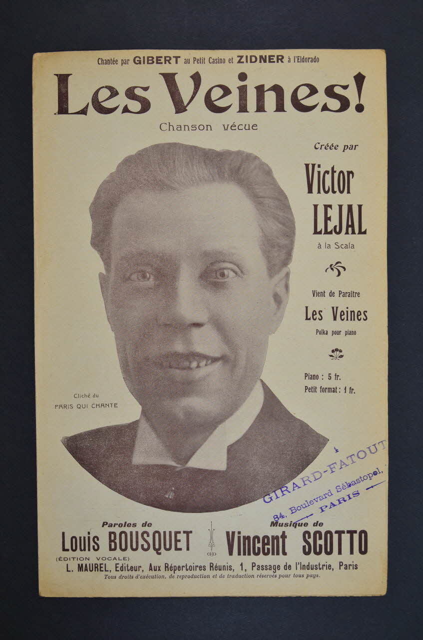 chanson petit format 1965.172.70 Photo Mucem