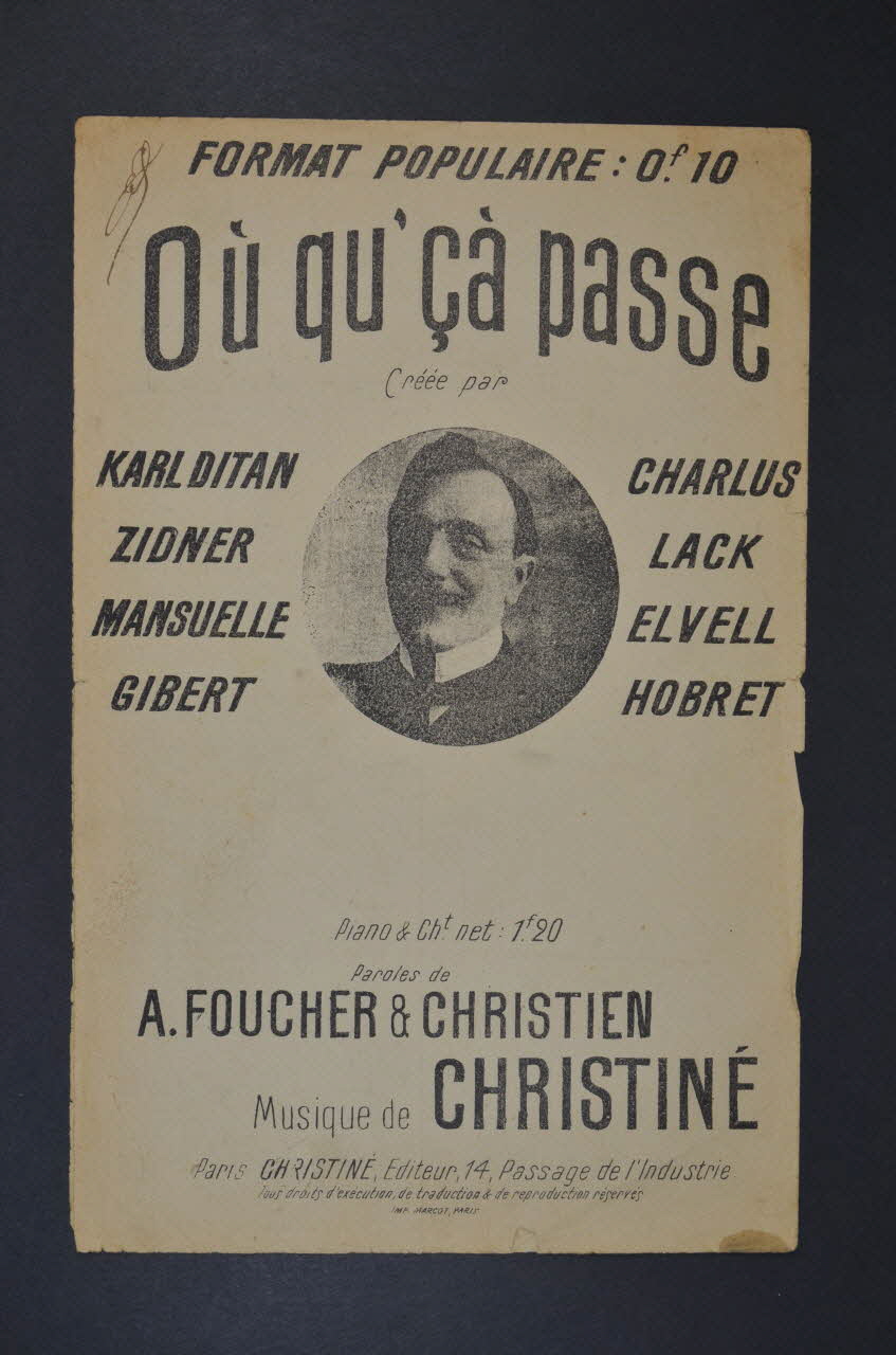 chanson petit format 1965.172.73 Photo Mucem