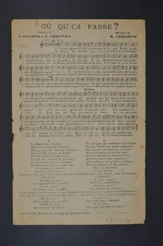chanson petit format 1965.172.73 Photo Mucem