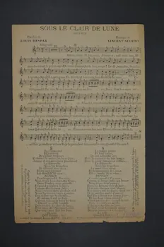 chanson petit format 1965.172.75 Photo Mucem