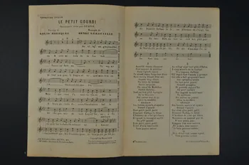 Henri Dérouville ; Louis Bousquet ; Henri Dickson ; Haelly ; Louis Maurel chanson petit format Île-de-France, France 1909 1965.172.8 Photo Mucem