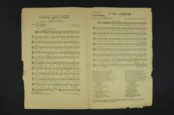 Léo Lelièvre ; Harry Carlton ; Henri Varna ; Fernand Rouvray ; Henri Alibert ; Lawrence Wright chanson petit format Île-de-France, France 1926 1966.189.41 Photo Mucem