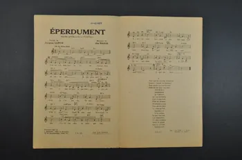Jacques Larue ; Joë Hagos ; Rose Avril ; Nita Berger ; Jean Lumière ; André Dassary ; Paul Beuscher chanson petit format Île-de-France, France 1947 1966.189.42 Photo Mucem