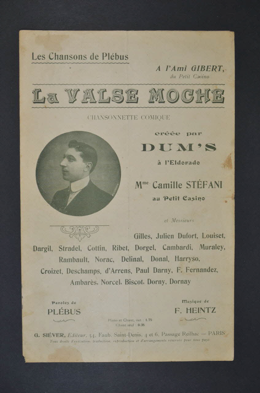 chanson petit format 1965.172.88 Photo Mucem