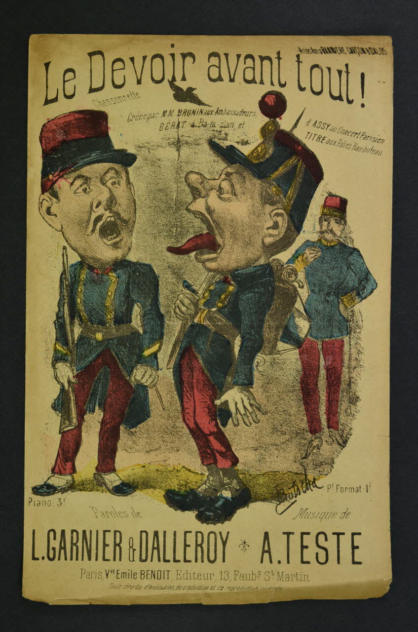 chanson petit format 1965.172.90 Photo Mucem