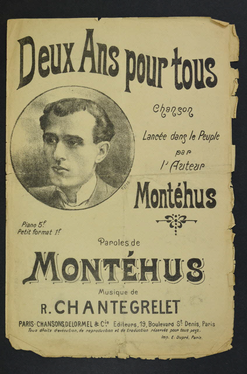 chanson petit format 1965.172.99 Photo Mucem