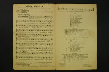 Charles Saint-Granier ; Albert Willemetz ; Jean Le Seyeux ; Maurice Chevalier ; Yvonne Vallée ; Francis F. Salabert chanson petit format Île-de-France, France 1926 1966.189.62 Photo Mucem