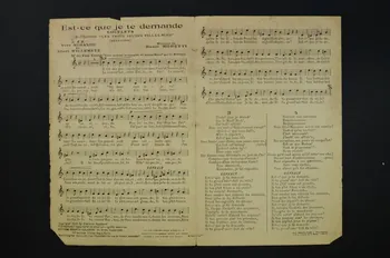 Yves Mirande ; Raoul Moretti ; Albert Willemetz ; Dranem ; Salabert chanson petit format Île-de-France, France 1925 1965.175.105 Photo Mucem