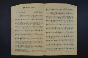 Yves Mirande ; Maurice Yvain ; Albert Willemetz ; Salabert chanson petit format Île-de-France, France 1922 1965.175.107 Photo Mucem