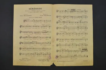 André MouëZy-Eon ; Tiarko Richepin ; Albert Willemetz ; Éditions Max Eschig chanson petit format Île-de-France, France 1927 1965.175.111 Photo Mucem