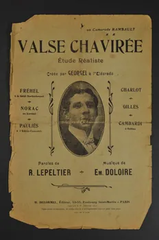 Raoul Le Peltier ; Emile Doloire ; Georgel ; H. Delormel chanson petit format Île-de-France, France 1910 1966.189.75  Photo Mucem