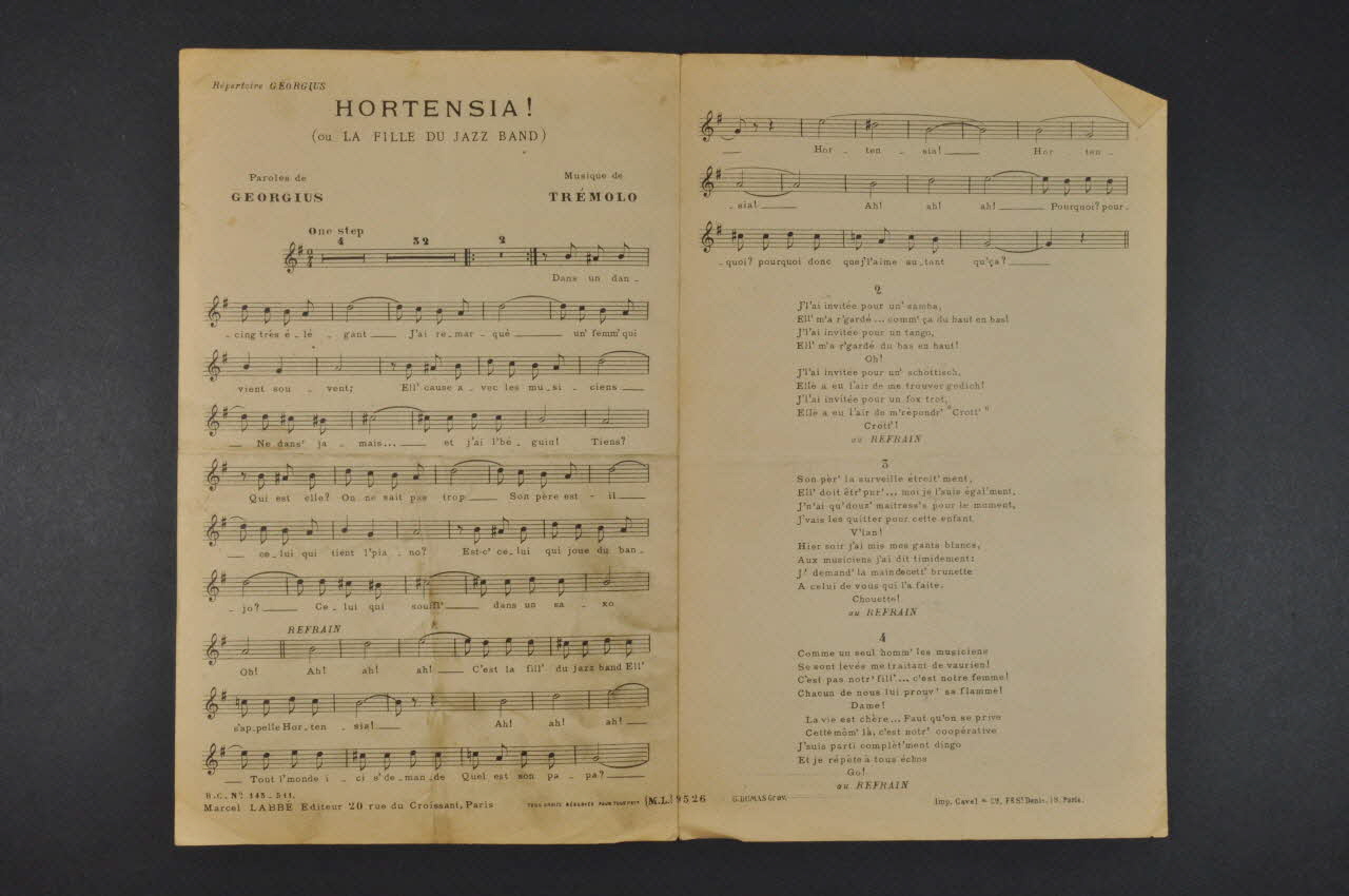 chanson petit format 1966.189.79 Photo Mucem