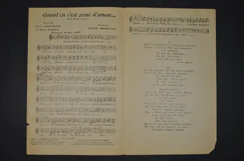 Charles-Louis Pothier ; René Mercier ; Henri Varna ; Exiane ; René Thano ; L. Maillochon chanson petit format Île-de-France, France 1925 1966.189.83 Photo Mucem