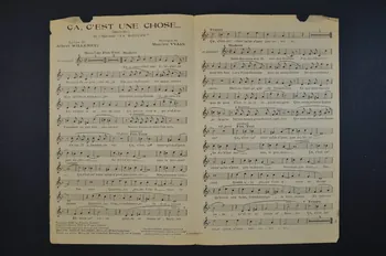 Albert Willemetz ; Maurice Yvain ; Yves Mirande ; Francis F. Salabert chanson petit format Île-de-France, France 1922 1965.175.128 Photo Mucem