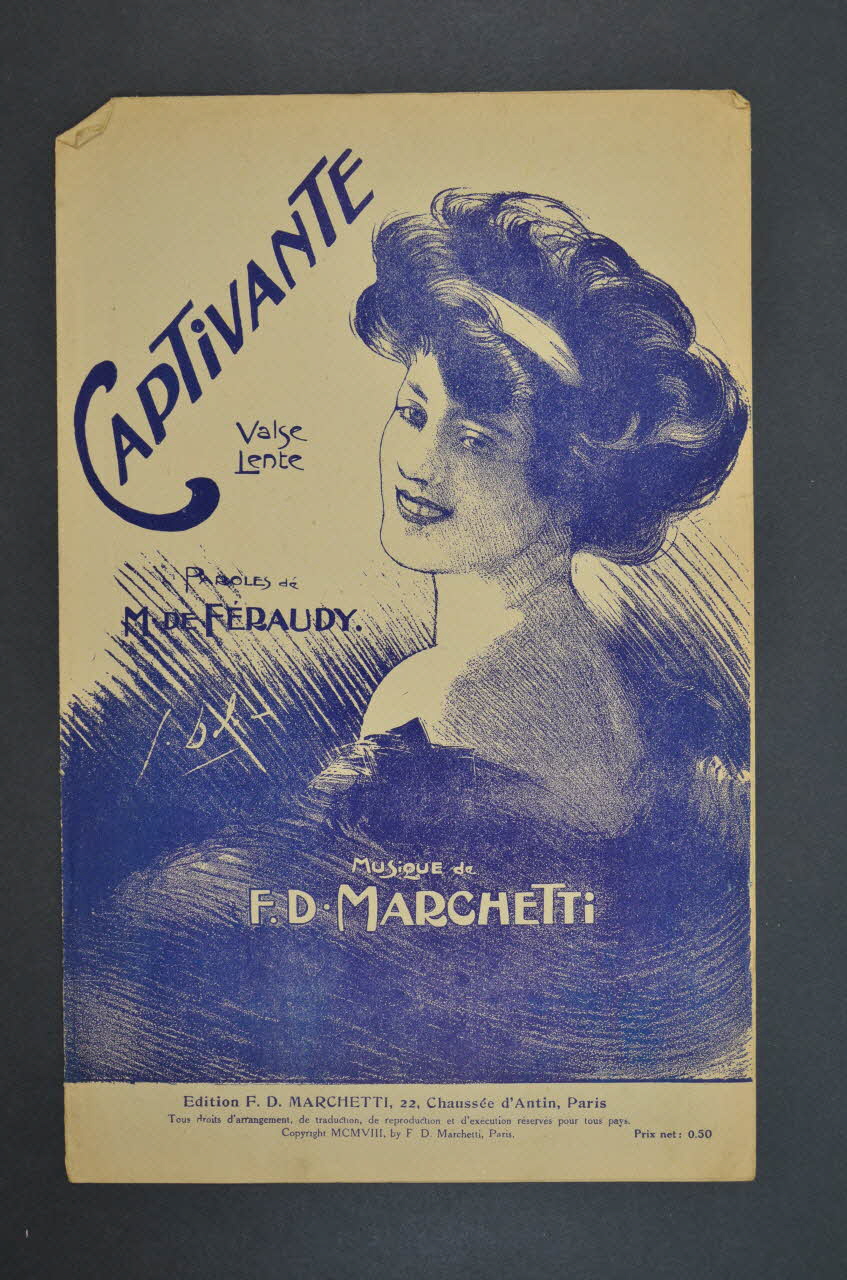 Maurice De Féraudy ; Fermo Dante Marchetti chanson petit format Île-de-France, France 1908 1965.175.15 Photo Mucem