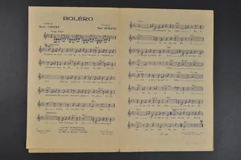 Henri Coutet ; Paul Durand ; Batifol chanson petit format Paris 3ème 1948 1966.189.92 Photo Mucem