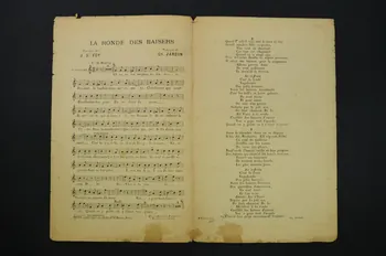 J. Sainte-Foy ; Ch. Jardin ; Léonce Junka ; Paris Chansons ; Delormel Et Cie chanson petit format Île-de-France, France 1910 1966.189.93 Photo Mucem