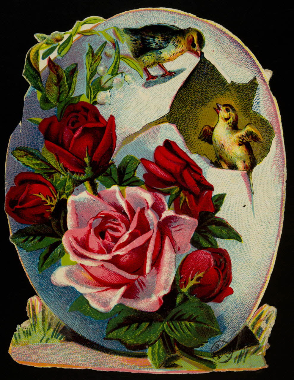 estampe Roses et moineaux 1967.107.21 Photo