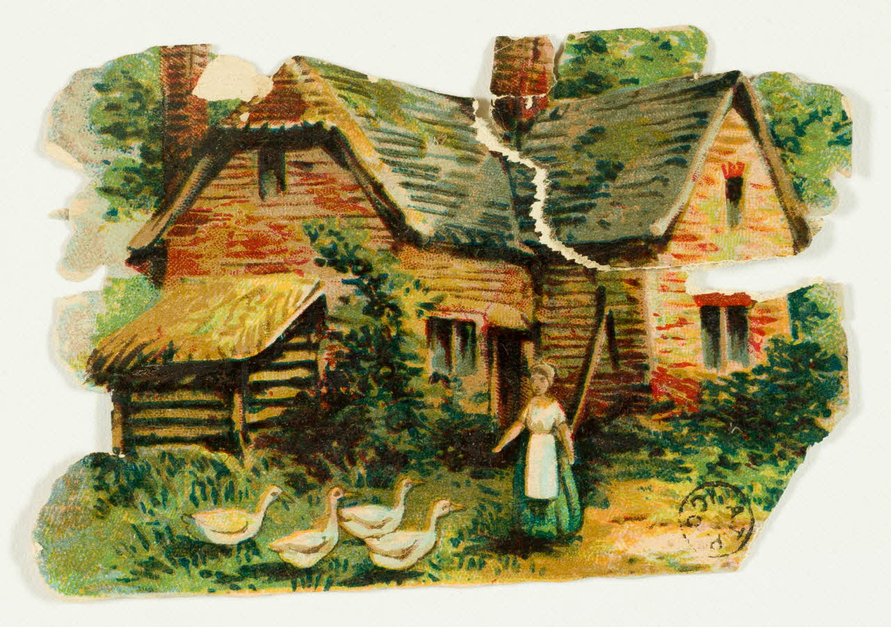 estampe Fermière nourrissant ses oies 1967.107.27 Photo