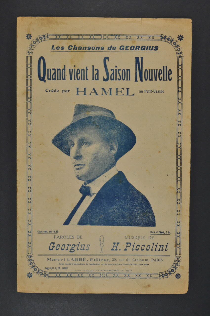 chanson petit format 1966.189.96 Photo Mucem