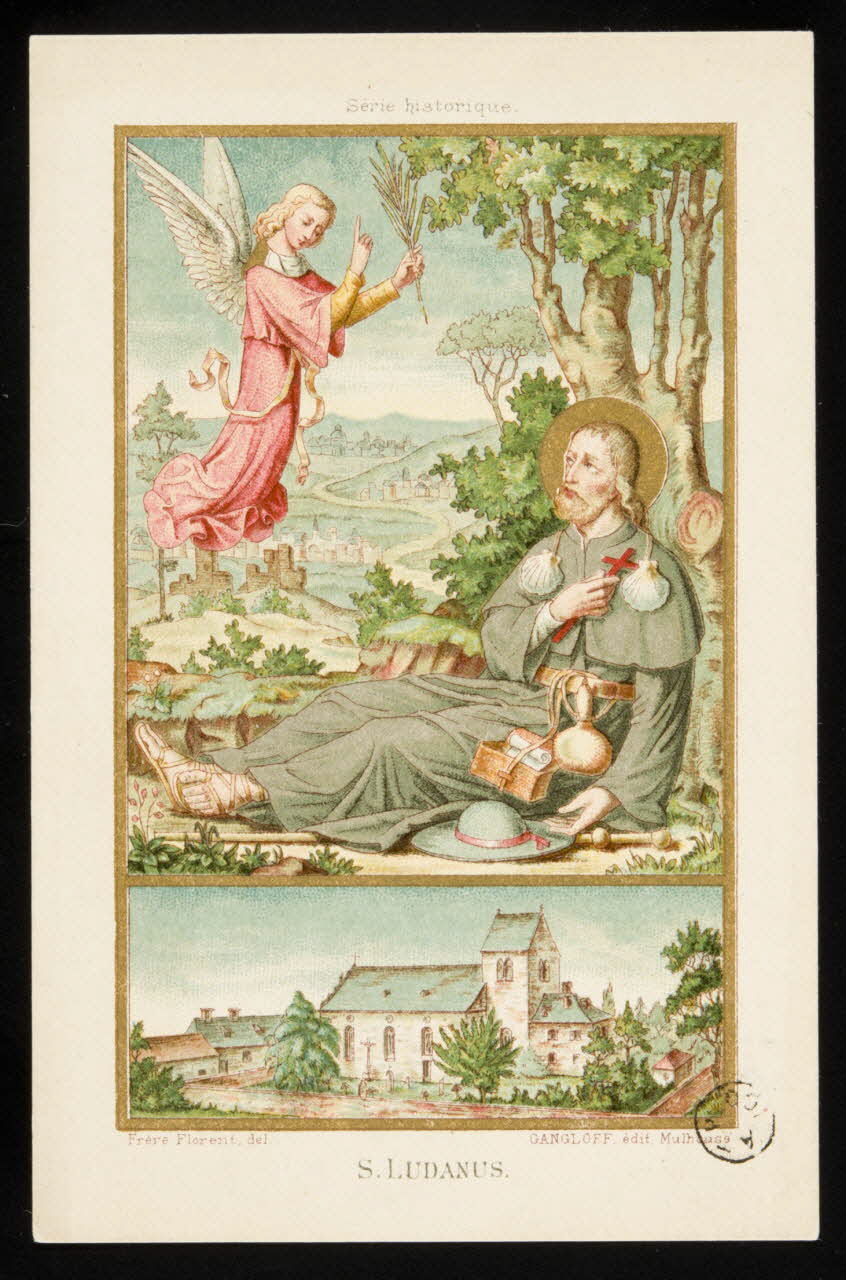 image pieuse S. LUDANUS. 1967.108.8 Photo