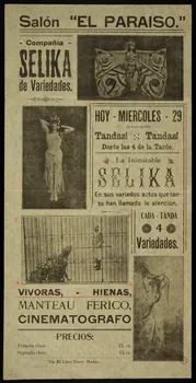 affiche Salon "EL PARAISO"  - Compania -  SELIKA  de Variedades. 1967.116.1000 Photo