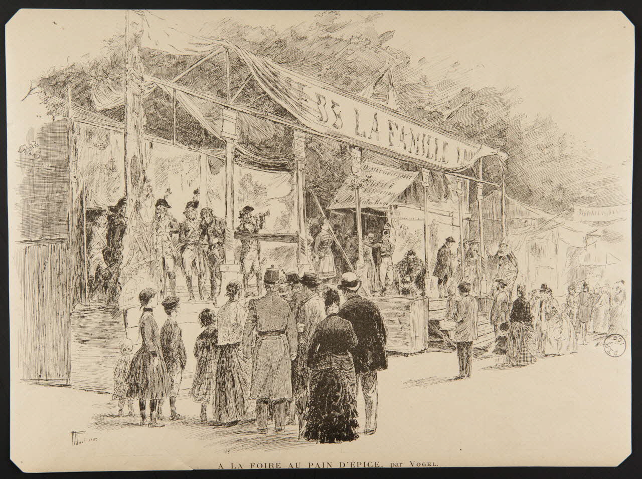 estampe A LA FOIRE AU PAIN D'EPICE. 1967.116.1006 Photo